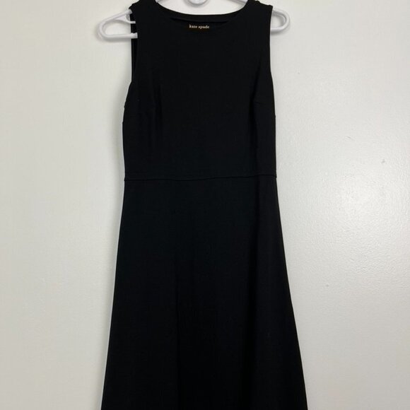 Kate Spade Black Cut-Out Midi Dress - Picture 2 of 9